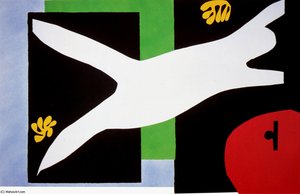 La Nageuse Dans L'aquarium Gouache Découpée Pour Jazz Paris, Musée National D'art Moderne — Henri Matisse, Fauvism