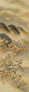 Arashiyama Valley In The Rain — Tomita Keisen