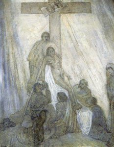 La Tranquille Et Sereine La Descente De La Croix — James Ensor, Expressionism