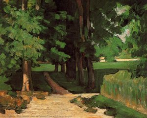 Lane Of Chestnut Trees At The Jas De Bouffan — Paul Cézanne