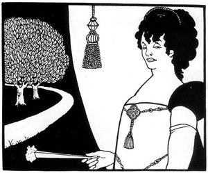 Madame Rejane — Aubrey Vincent Beardsley, Art Nouveau