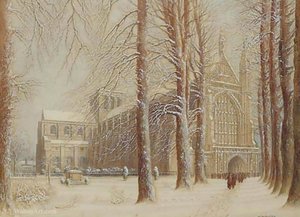 Winchester Cathedral In The Snow — Frederick Edward John Goff