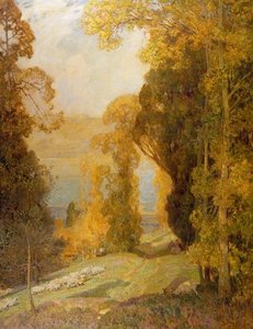 Lake Bourget From Mont Revard — Alfred Edward East