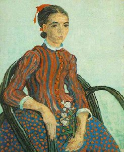 La Mousmé, Sitting — Vincent Willem Van Gogh