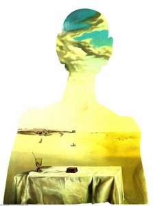 Couple With Clouds In Their Heads (man) — Salvador Dalí, Surrealism