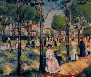 On The Boulevard — Kazimir Malevich, Geometric Suprematism