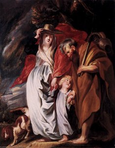 Return Of The Holy Family From Egypt — Jacob Jordaens, Baroque Style