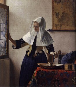 Young Woman With A Water Jug — Johannes Vermeer, Dutch Baroque