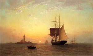 Harbor Scene — Francis A Silva
