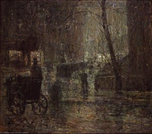 Wet Night, Gramercy Park