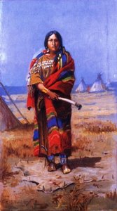Indian Squaw — Charles Marion Russell