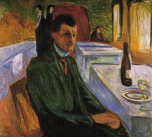 Self-portrait In Weimar — Edvard Munch