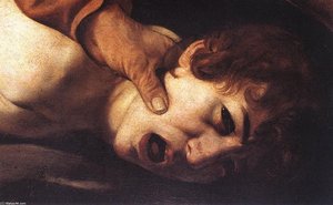 The Sacrifice Of Isaac (detail) — Caravaggio, Baroque Dramatic Intensity