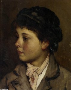 Portrait Of A Young Boy — Eugen Von Blaas