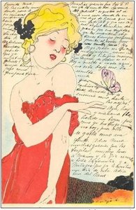 Love Thoughts — Raphael Kirchner, Art Nouveau