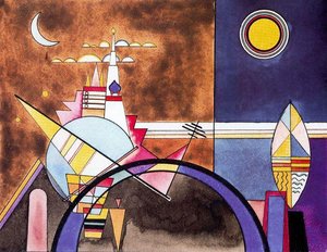 Figurines Para La Escena Xvi, Laa Gran Puerta De Kiev — Wassily Wassilyevich Kandinsky