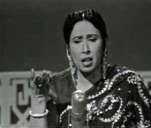An Image Of Bano Performing For Pakistan Television Network. — The Citizens Archive Of Pakistan (cap)
