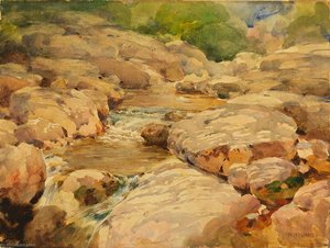 The Placid Potomac — William Henry Holmes, Impressionism