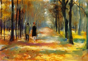 Strolling In The Forest — Lesser Ury