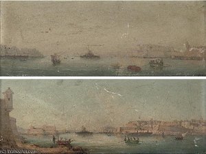 View Of Valetta From Senglea — Luigi Maria Galea