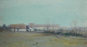 Farm at Dusk