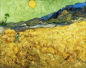 The Reaper — Vincent Willem Van Gogh, Post-impressionism