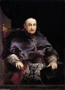 Portrait Of Don Juan Francisco Ximénez Del Rio, Archbishop Of Valencia — Vicente López Y Portaña