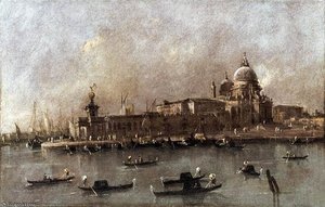 A View Of The Entrance To The Grand Canal — Francesco Lazzaro Guardi