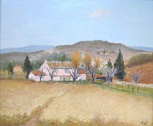 Pink House In Provence — Marcel Dyf