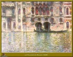 Le Palazzo Da Mulda — Claude Monet