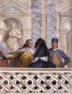 Venetian Reception (detail) — Michelangelo Morlaiter, Rococo