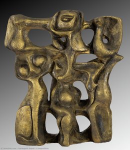 Composition — Sarvepalli Gopal, Abstract Expressionism