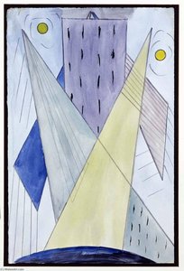 New York Skyline — Abraham Walkowitz