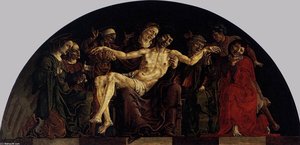 Pietà (panel From The Roverella Polyptych) — Cosmè Tura