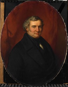 Posthumous Portrait Of Hendrik André Cornelis Tierens, City Functionary Of Heusden, Bastiaan De Poorter, 1852 — Bastiaan De Poorter