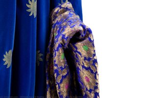 Sleeve on a cloak worn by Jeremy Irons