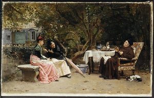 The Reprimand — Jehan Georges Vibert