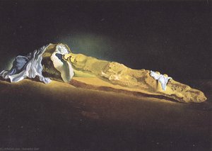 Ordinary French Loaf With Two Fried Eggs — Salvador Dalí