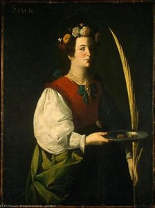 Saint Lucy — Francisco De Zurbarán, Renaissance