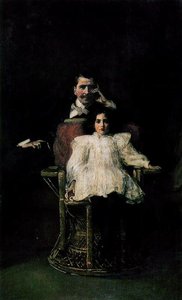 Father And Daughter — Sir John Lavery