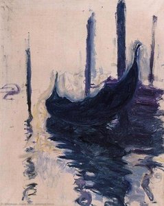 Gondola In Venice — Claude Monet, Impressionism