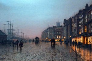 Liverpool From Wapping — John Atkinson Grimshaw