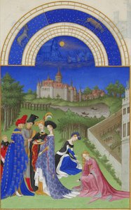 Les Très Riches Heures Du Duc De Berry: Avril (april) — Limbourg Brothers, International Gothic