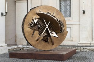 Disco In Forma Di Rosa Del Deserto — Arnaldo Pomodoro