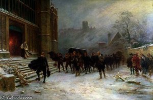 The Funeral Of King Charles I - St. George's Chapel — Ernest Crofts