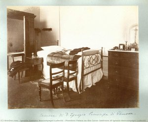 Piombino Palace on the Corso: bedroom of Ignazio Boncompagni Ludovisi