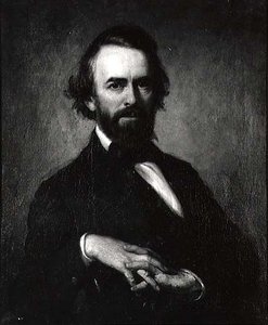 Thomas Langrel Harris, (painting) — George Peter Alexander Healy
