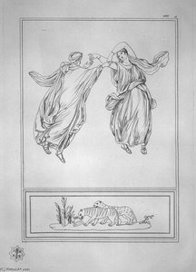 Two Bacchantes Dancing — Giovanni Battista Piranesi, Neoclassicism