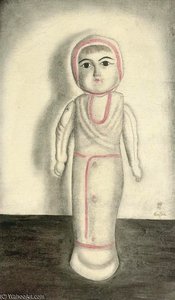 La Poupee En Blanc Et Rose — Léonard Tsuguharu Foujita