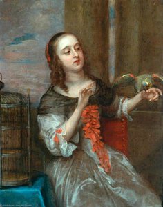 A Lady With A Parrot On Her Left Hand